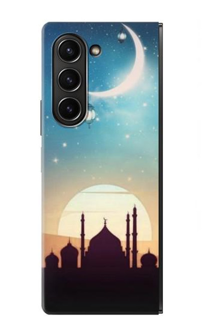 S3502 イスラムの夕日 Islamic Sunset Samsung Galaxy Z Fold 5 バックケース、フリップケース・カバー