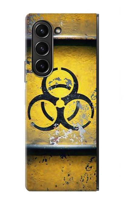 S3669 バイオハザードタンクグラフィック Biological Hazard Tank Graphic Samsung Galaxy Z Fold 5 バックケース、フリップケース・カバー