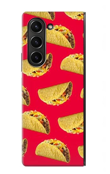 S3755 メキシコのタコスタコス Mexican Taco Tacos Samsung Galaxy Z Fold 5 バックケース、フリップケース・カバー