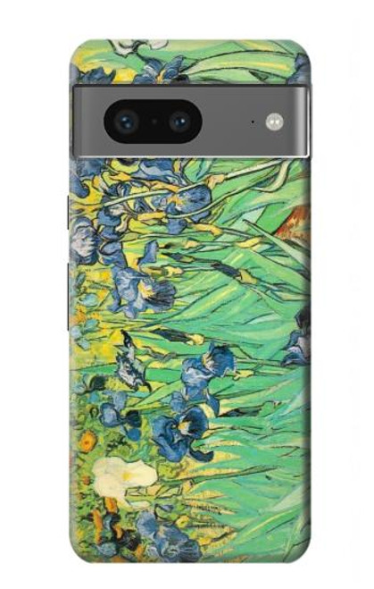 S0210 フィンセント・ファン・ゴッホ アイリスの花 Van Gogh Irises Google Pixel 7a バックケース、フリップケース・カバー