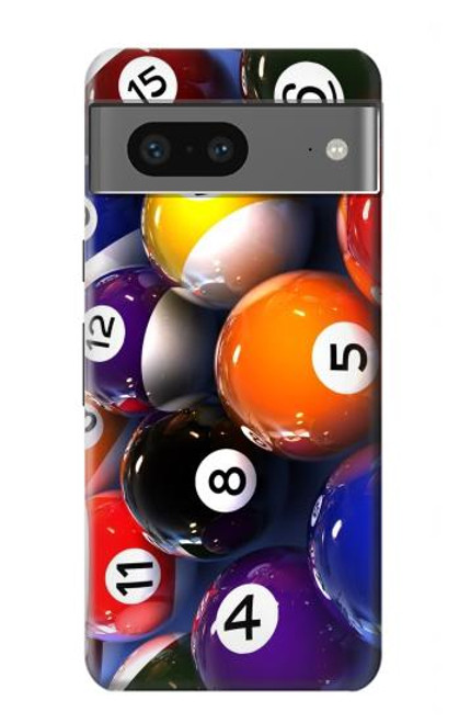 S2238 ビリヤードプールボール Billiard Pool Ball Google Pixel 7a バックケース、フリップケース・カバー