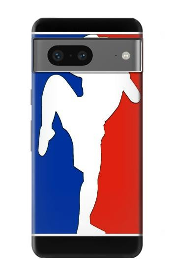 S2278 ムエタイキックボクシング格闘技武道ホワイト Muay Thai Kickboxing MMA Martial Art White Google Pixel 7a バックケース、フリップケース・カバー