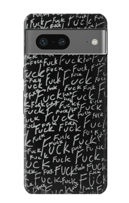 S3478 面白い言葉黒板 Funny Words Blackboard Google Pixel 7a バックケース、フリップケース・カバー