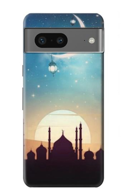 S3502 イスラムの夕日 Islamic Sunset Google Pixel 7a バックケース、フリップケース・カバー
