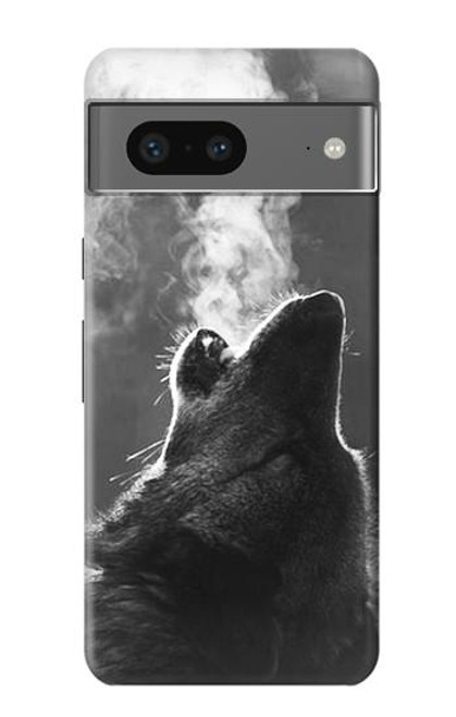 S3505 オオカミ Wolf Howling Google Pixel 7a バックケース、フリップケース・カバー