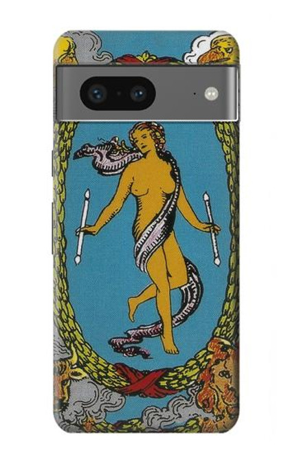 S3746 タロットカード世界 Tarot Card The World Google Pixel 7a バックケース、フリップケース・カバー