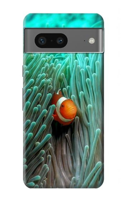 S3893 カクレクマノミ Ocellaris clownfish Google Pixel 7a バックケース、フリップケース・カバー