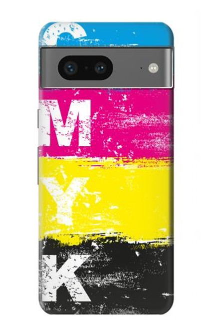 S3930 シアン マゼンタ イエロー キー Cyan Magenta Yellow Key Google Pixel 7a バックケース、フリップケース・カバー