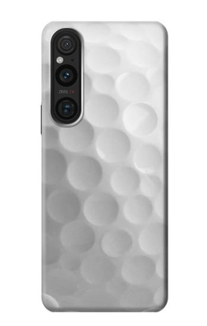 S2960 ゴルフボール White Golf Ball Sony Xperia 1 V バックケース、フリップケース・カバー