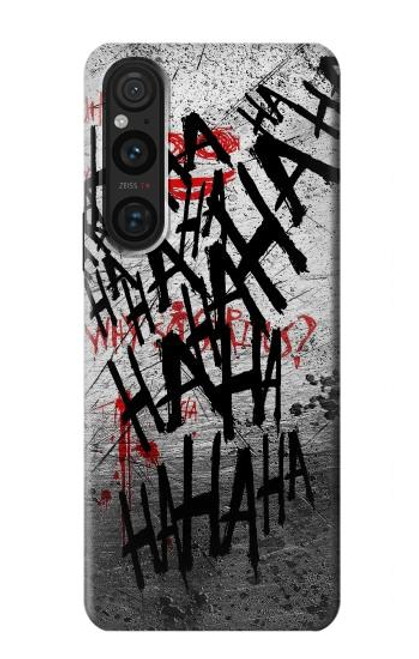 S3073 ジョーカー ハハハ・ブラッド・スプラッシュ Joker Hahaha Blood Splash Sony Xperia 1 V バックケース、フリップケース・カバー