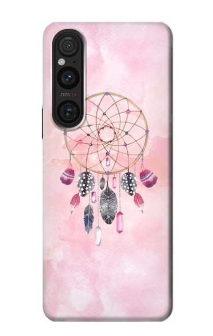 S3094 ドリームキャッチャー 水彩 Dreamcatcher Watercolor Painting Sony Xperia 1 V バックケース、フリップケース・カバー