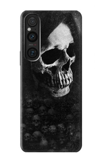 S3333 デス・スカル・死神 Death Skull Grim Reaper Sony Xperia 1 V バックケース、フリップケース・カバー