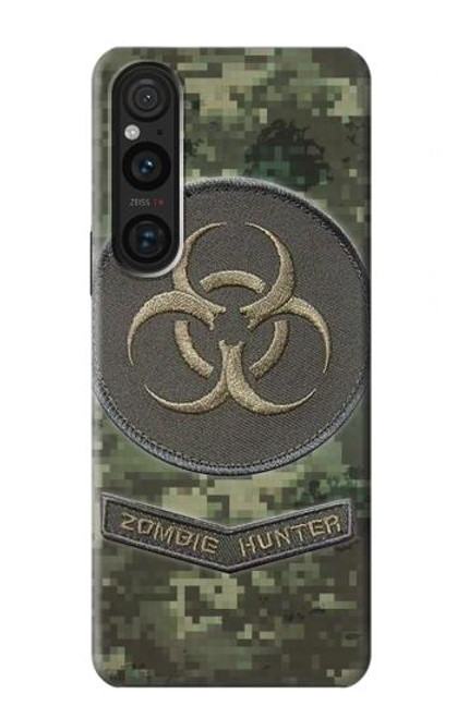S3468 バイオハザードゾンビハンターグラフィック Biohazard Zombie Hunter Graphic Sony Xperia 1 V バックケース、フリップケース・カバー