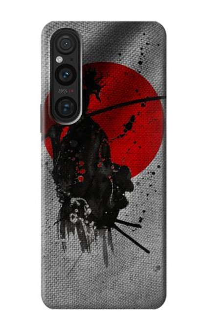 S3517 日本国旗Sa Japan Flag Samurai Sony Xperia 1 V バックケース、フリップケース・カバー