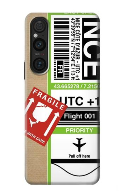 S3543 荷物タグアート Luggage Tag Art Sony Xperia 1 V バックケース、フリップケース・カバー