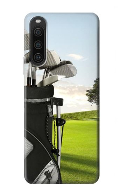 S0067 ゴルフ Golf Sony Xperia 10 V バックケース、フリップケース・カバー