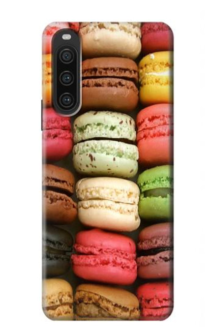 S0080 マカロン Macarons Sony Xperia 10 V バックケース、フリップケース・カバー