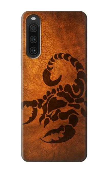 S0683 蠍のタトゥー Scorpion Tattoo Sony Xperia 10 V バックケース、フリップケース・カバー