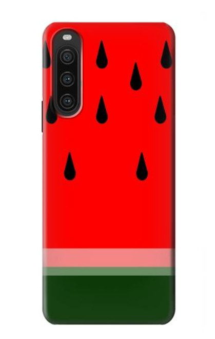S2403 スイカ Watermelon Sony Xperia 10 V バックケース、フリップケース・カバー