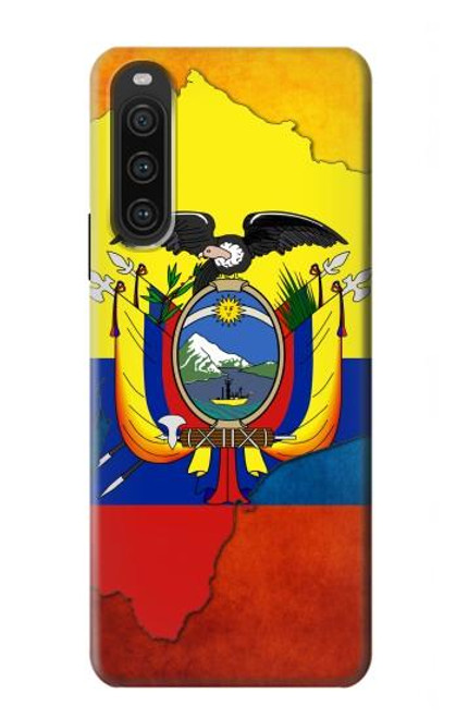 S3020 エクアドルの旗 Ecuador Flag Sony Xperia 10 V バックケース、フリップケース・カバー