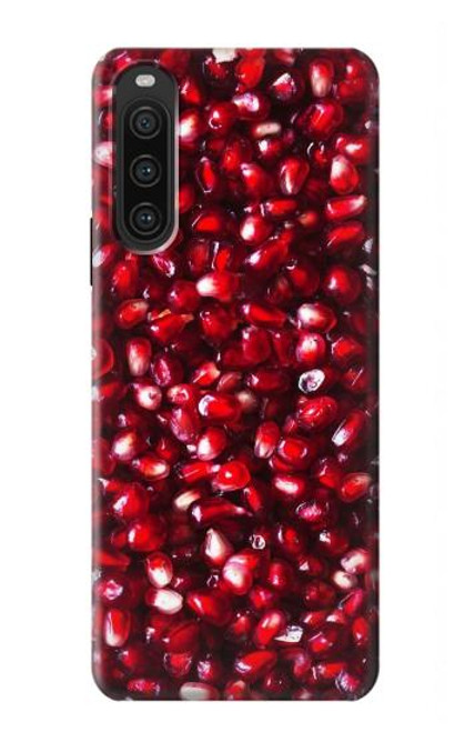 S3757 ザクロ Pomegranate Sony Xperia 10 V バックケース、フリップケース・カバー