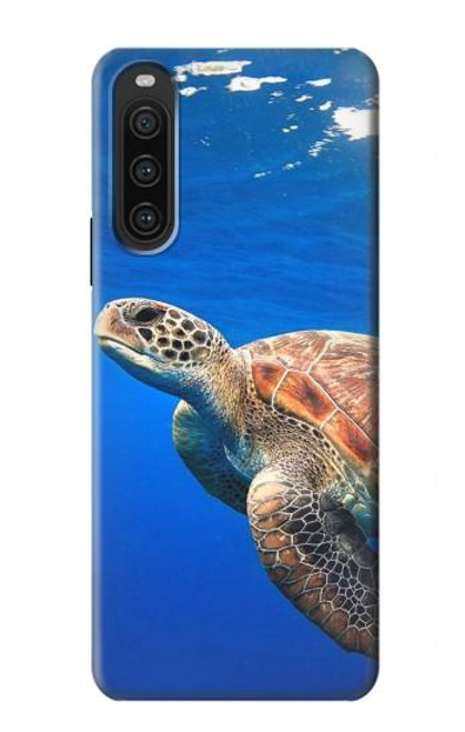 S3898 ウミガメ Sea Turtle Sony Xperia 10 V バックケース、フリップケース・カバー