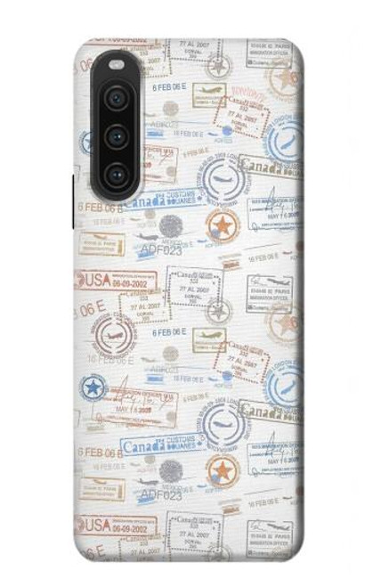 S3903 トラベルスタンプ Travel Stamps Sony Xperia 10 V バックケース、フリップケース・カバー