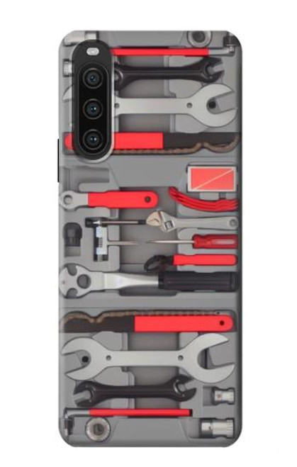 S3921 自転車修理ツール グラフィック ペイント Bike Repair Tool Graphic Paint Sony Xperia 10 V バックケース、フリップケース・カバー