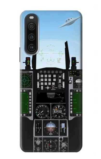 S3933 戦闘機UFO Fighter Aircraft UFO Sony Xperia 10 V バックケース、フリップケース・カバー