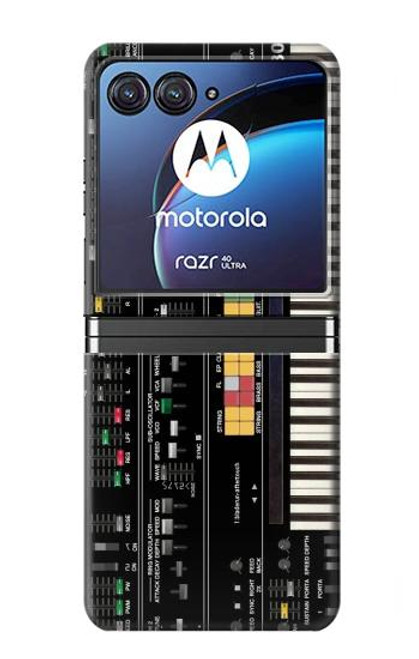 S0061 シンセサイザー Synthesizer Motorola Razr 40 Ultra バックケース、フリップケース・カバー