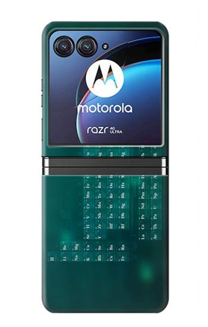S0846 化学周期表 Chemistry Periodic Table Motorola Razr 40 Ultra バックケース、フリップケース・カバー