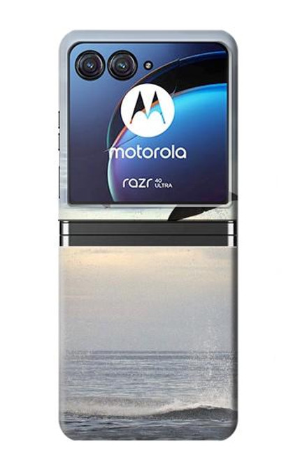 S1349 シャチ Killer whale Orca Motorola Razr 40 Ultra バックケース、フリップケース・カバー