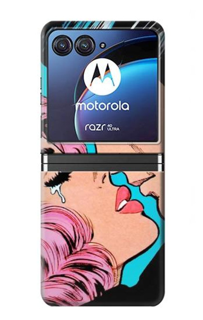 S3469 ポップアート Pop Art Motorola Razr 40 Ultra バックケース、フリップケース・カバー