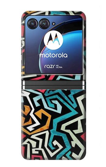S3712 ポップアートパターン Pop Art Pattern Motorola Razr 40 Ultra バックケース、フリップケース・カバー