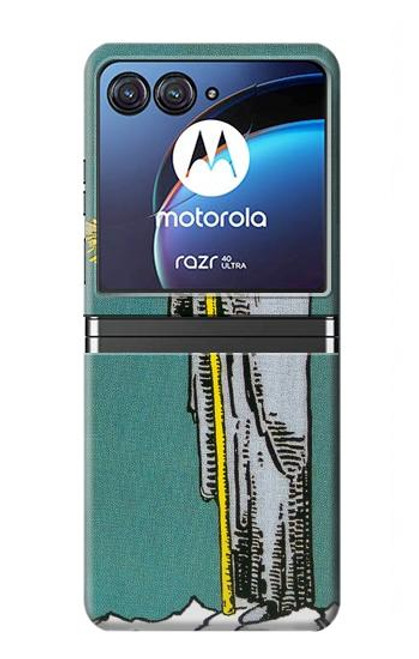 S3741 タロットカード隠者 Tarot Card The Hermit Motorola Razr 40 Ultra バックケース、フリップケース・カバー