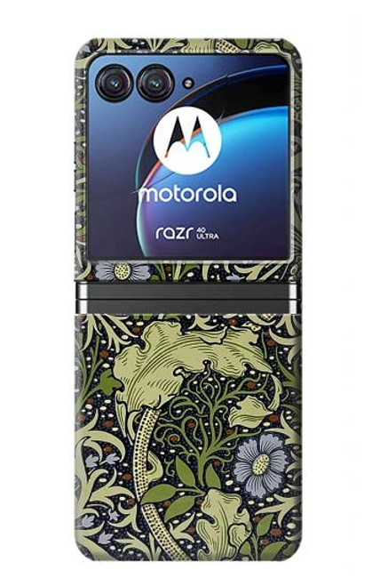 S3792 ウィリアムモリス William Morris Motorola Razr 40 Ultra バックケース、フリップケース・カバー
