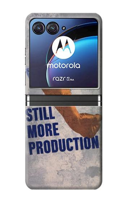 S3963 さらなる生産 ヴィンテージポストカード Still More Production Vintage Postcard Motorola Razr 40 Ultra バックケース、フリップケース・カバー