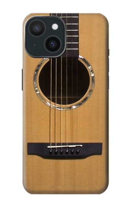 S0057 アコースティックギター Acoustic Guitar iPhone 15 バックケース、フリップケース・カバー