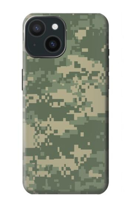 S2173 デジタル迷彩グラフィックプリント Digital Camo Camouflage Graphic Printed iPhone 15 バックケース、フリップケース・カバー