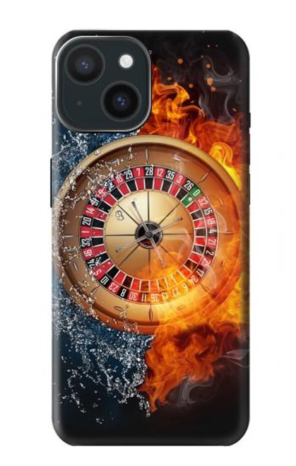 S2289 ルーレットカジノギャンブル Roulette Casino Gamble iPhone 15 バックケース、フリップケース・カバー