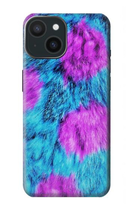 S2757 モンスターファースキンパターングラフィック Monster Fur Skin Pattern Graphic iPhone 15 バックケース、フリップケース・カバー