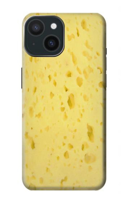 S2913 チーズ Cheese Texture iPhone 15 バックケース、フリップケース・カバー