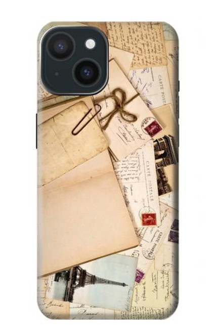S3397 はがき思い出 Postcards Memories iPhone 15 バックケース、フリップケース・カバー