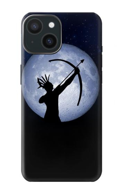 S3489 インディアンハンタームーン Indian Hunter Moon iPhone 15 バックケース、フリップケース・カバー