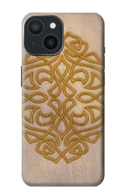 S3796 ケルトノット Celtic Knot iPhone 15 バックケース、フリップケース・カバー