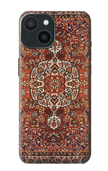 S3813 ペルシャ絨毯の敷物パターン Persian Carpet Rug Pattern iPhone 15 バックケース、フリップケース・カバー