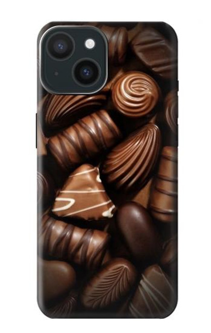 S3840 ダークチョコレートミルク チョコレート Dark Chocolate Milk Chocolate Lovers iPhone 15 バックケース、フリップケース・カバー