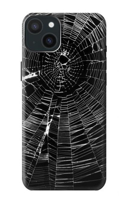 S2224 クモの巣 Spider Web iPhone 15 Plus バックケース、フリップケース・カバー
