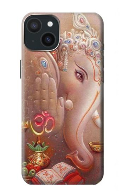 S2678 ヒンズー教徒の神ガネーシャ成功の主 Hindu God Ganesha Lord of Success iPhone 15 Plus バックケース、フリップケース・カバー