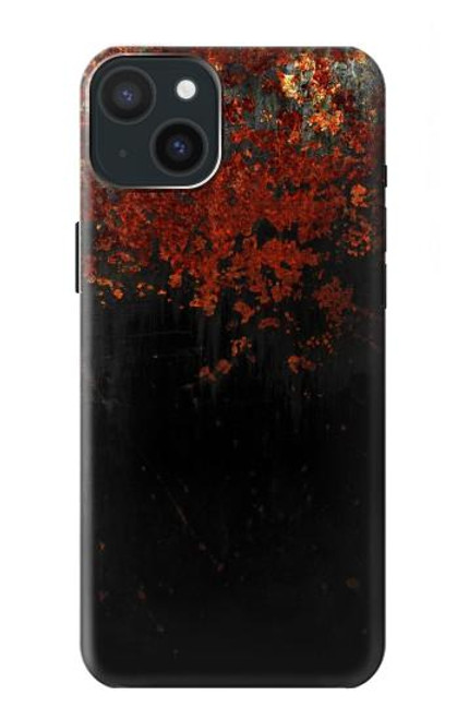 S3071 錆びたテクスチャグラフィック Rusted Metal Texture Graphic iPhone 15 Plus バックケース、フリップケース・カバー